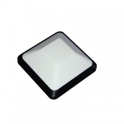 Smeraldo S1, 1x LED 3,3W-400lm-3000K, EcoWalk (ls+bm+dim), opalen polycarbonaat lichtkap, zwart, ta @ 25 gr. C., IP 55, klasse I